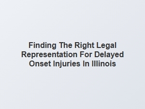 Navigating Delayed Pain Symptoms and Legal Help in Illinois